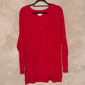 Ultra flirt high low tunic sweater oversized/slouchy
